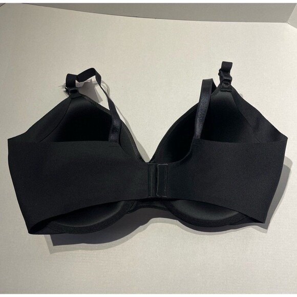 Olga No Side Effects Underwire Contour Bra GB0561A Rich Black Size 40DD New - Picture 5 of 7